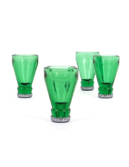 Pack 4 Vasos Chupitos Bottle Top