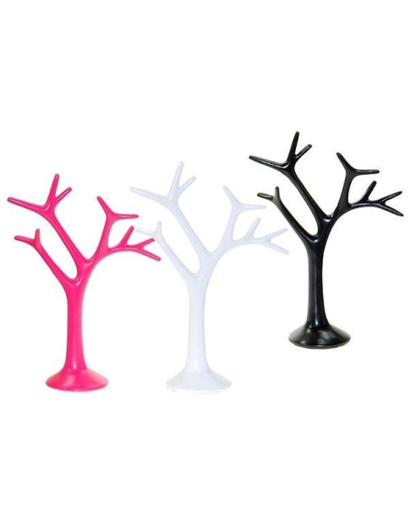 Anillero de resina con forma de árbol para organizar anillos y pulseras.