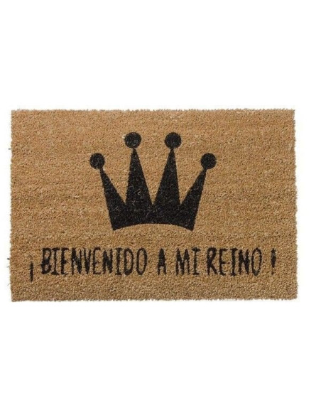 Felpudo Bienvenido A Mi Reino Marrón