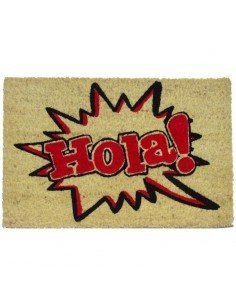 Felpudo Hola Rojo