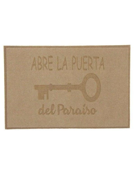 Felpudo Llave Abre la puerta del paraíso.