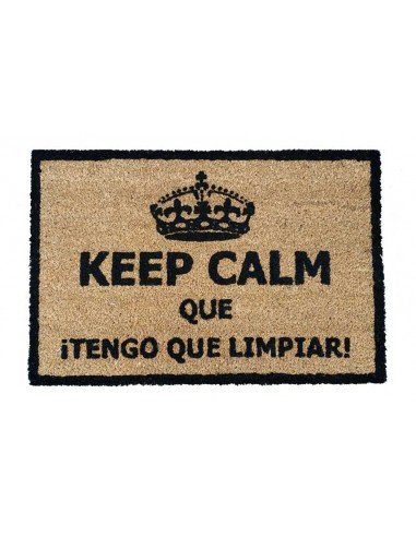 Felpudo Keep Calm Limpiar
