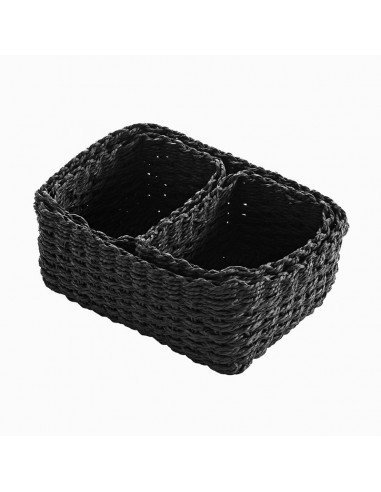 Set 3 Cestas Negras