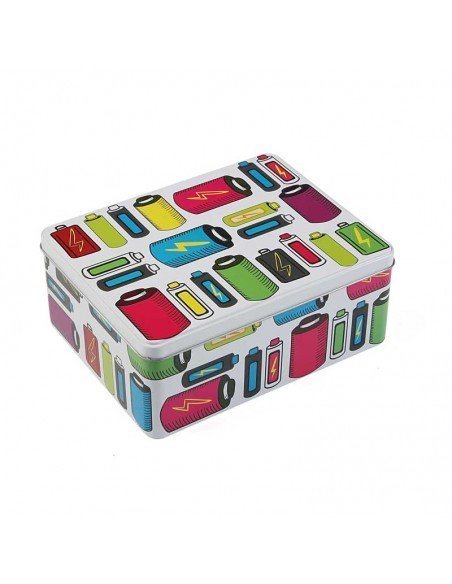 Caja Pilas Metal