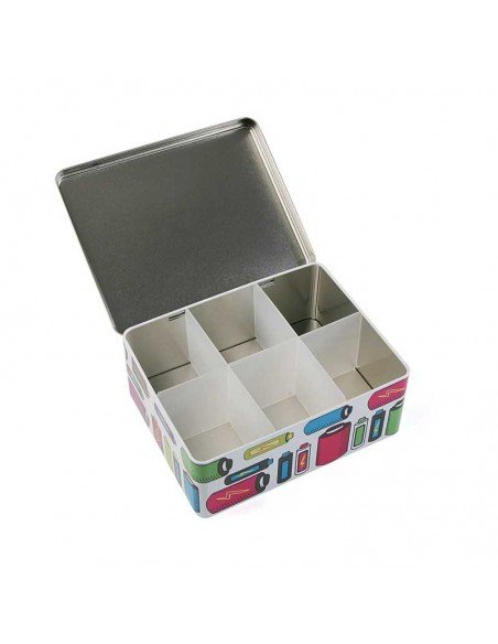 Caja Pilas Metal
