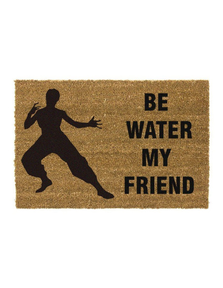 Felpudo Be Water My Friend Bruce Lee
