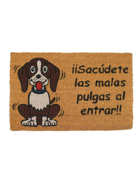 Divertido felpudo Sacúdete las malas pulgas al entrar.