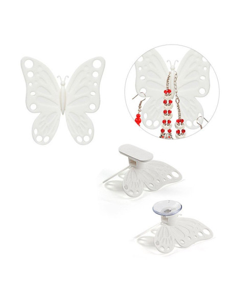 Set de dos colgadores joyero con forma de Mariposa.
