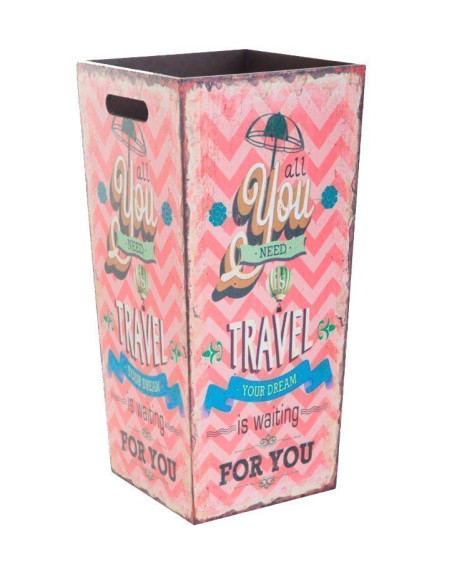 Paragüero Retro Rosa