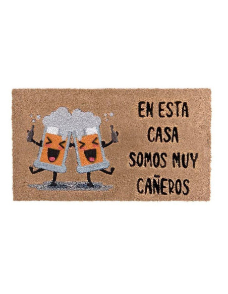 Felpudo En Esta Casa Somos Muy Cañeros - Felpudos Originales