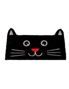 Felpudo Gato Cara Negro