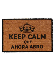 Felpudo Keep Calm Negro