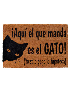 Felpudo Aquí Manda El Gato