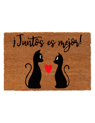 Felpudo Gatos Juntos