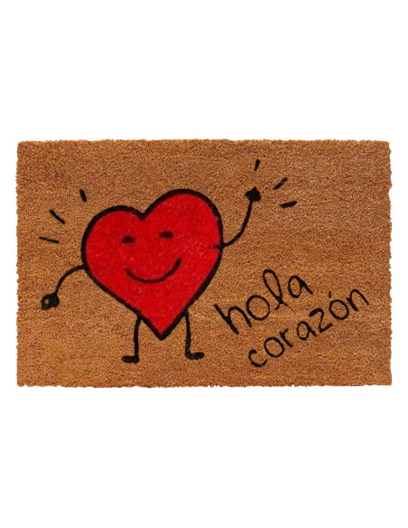 Felpudo Hola Corazón