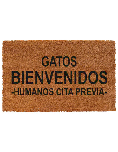 Felpudo Gatos Bienvenidos