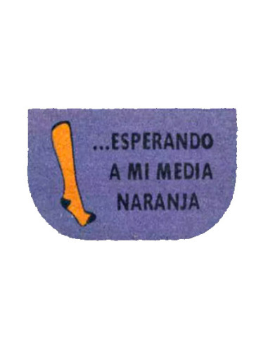 Felpudo Media Naranja