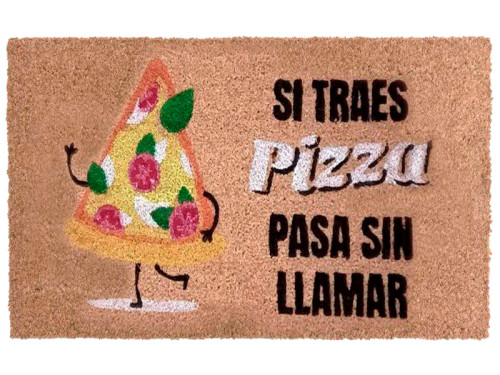 Felpudo Si Traes Pizza