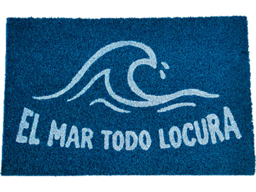 Felpudo El mar todo locura
