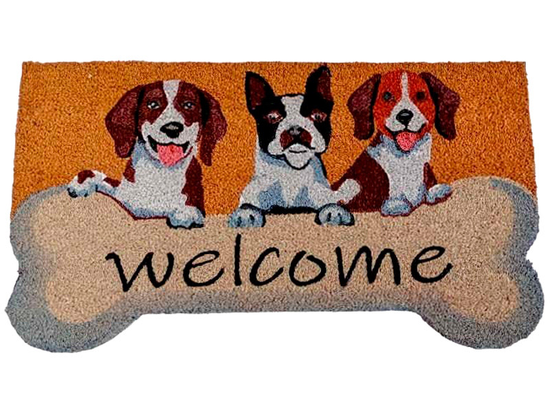 Felpudo Perros Welcome