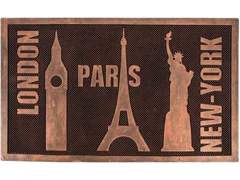 Felpudo Goma Ciudades, London, Paris y New York