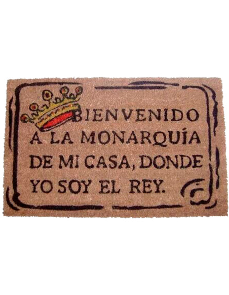 Felpudo Monarquía Rey