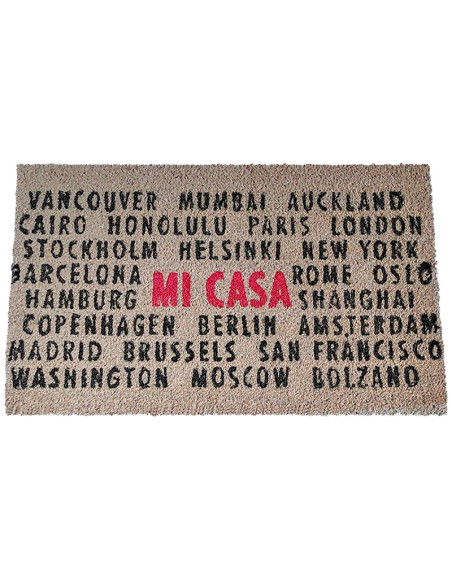 Felpudo Mi Casa Ciudades