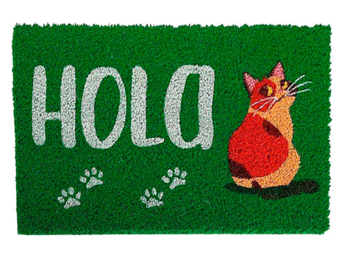 Felpudo Gato Hola