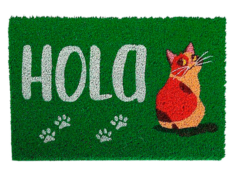 Felpudo Gato Hola