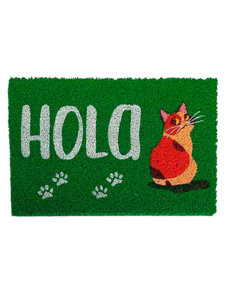 Felpudo Gato Hola