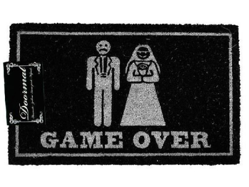 Felpudo Game Over Pareja