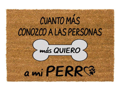 Felpudo Más Quiero A Mi Perro