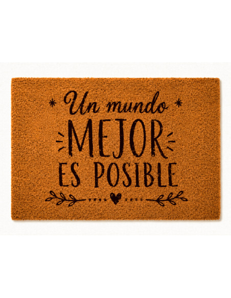 Felpudo Un Mundo Mejor Es Posible