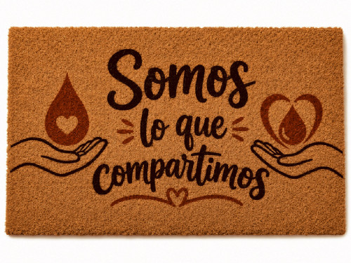 Felpudo Somos lo que compartimos