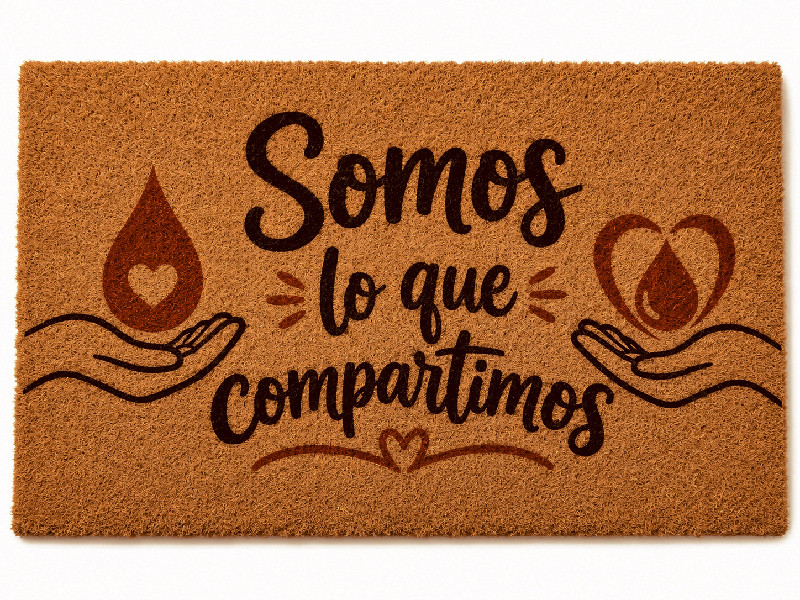 Felpudo Somos lo que compartimos