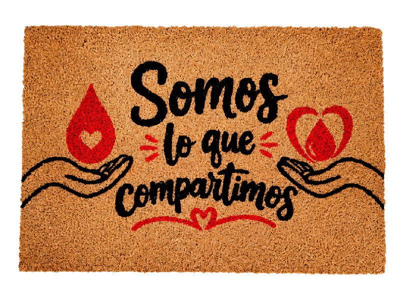 Felpudo Somos lo que compartimos