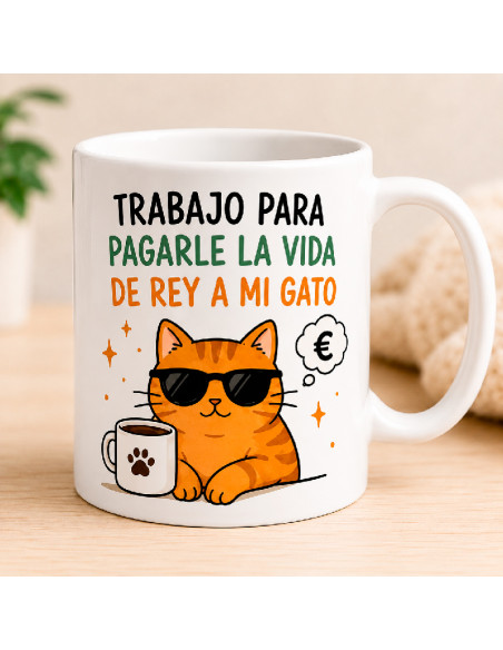 Taza Vida Rey Gato