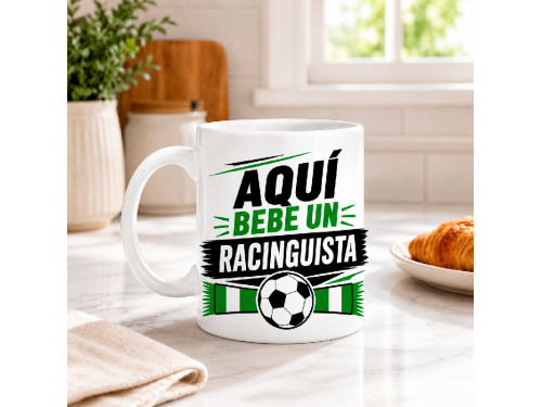 Taza Aquí bebe un Racinguista 2