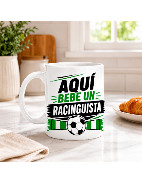 Taza Aquí Bebe un Racinguista