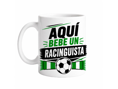 Taza Aquí bebe un Racinguista