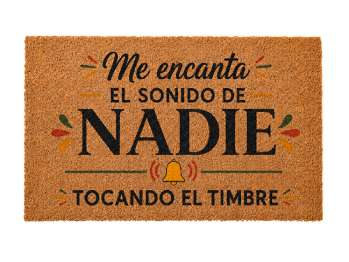 Felpudo Nadie Timbre