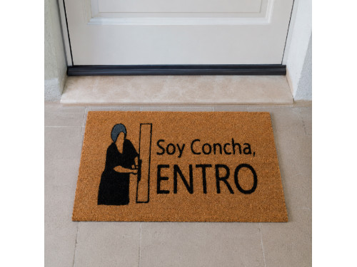 Felpudo Soy Concha entro con frase divertida 2