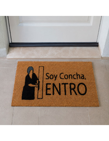 Felpudo Soy Concha, entro | Felpudo divertido