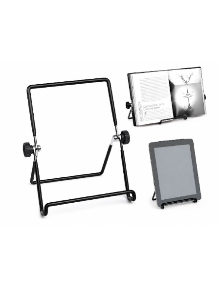 Soporte metálico para tablet libros y ebook