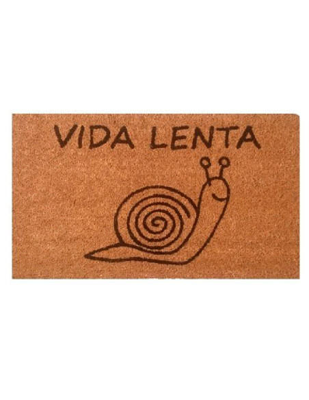 Felpudo Vida Lenta con caracol