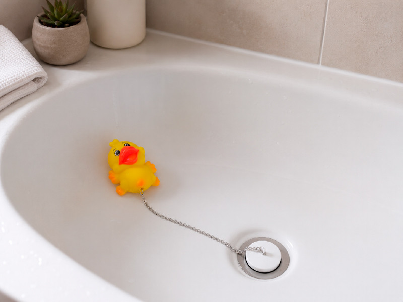 Tapón de bañera infantil con diseño de pato