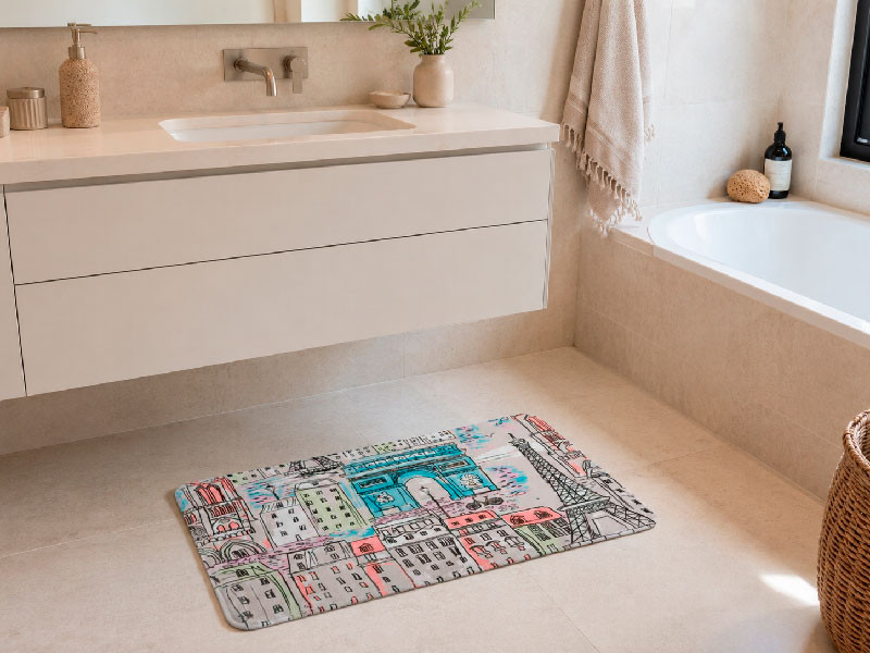 Alfombra Baño París