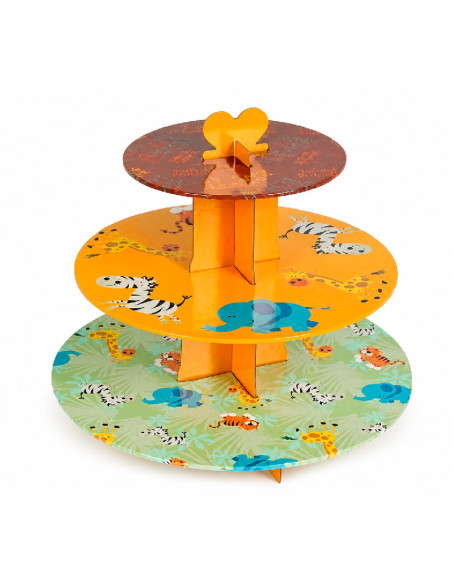 Expositor de cupcakes 3 pisos infantil