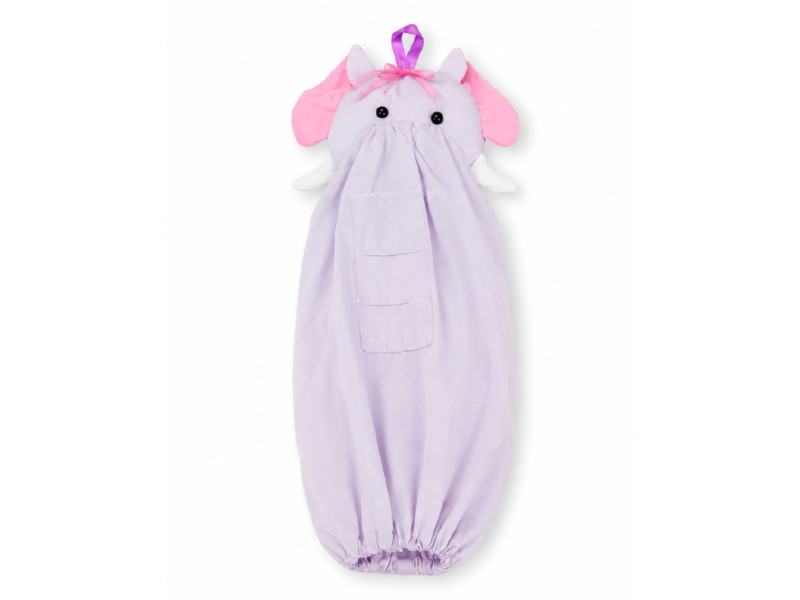 Guardabolsas elefante de algodón