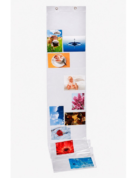 Portafotos múltiple colgante de plástico para fotos de 10 x 15 cm